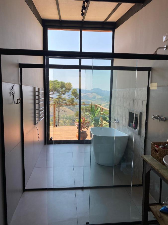 Vila Chale Oliva E Chale Salvia, Charmosos E Com Vista Da Mantiqueira Gonçalves Exteriér fotografie