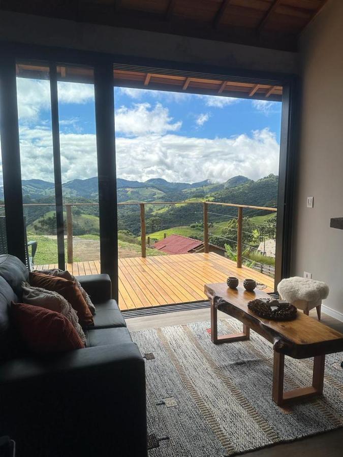Vila Chale Oliva E Chale Salvia, Charmosos E Com Vista Da Mantiqueira Gonçalves Exteriér fotografie